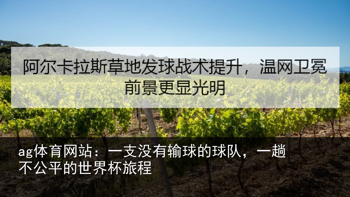 ag体育网站：一支没有输球的球队，一趟不公平的世界杯旅程